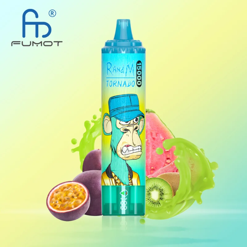 RandM-Tornado-15000-Kiwi-passion-fruit-guava FUMOT 15000 Kiwi Passionsfrucht Guave – 15000 Züge Einweg E Zigarette