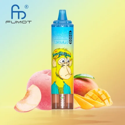 FUMOT 15000 Pfirsich Mango – 15000 Züge Einweg E Zigarette