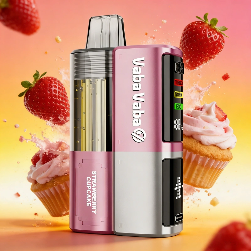 STRAWBERRY-CUPCAKE Vaba V50K 50000 Puffs Erdbeer Cupcake Vape Kit – Pod System E Zigarette