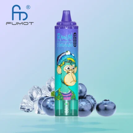 FUMOT 15000 Blaubeere Ice – 15000 Züge Einweg E Zigarette