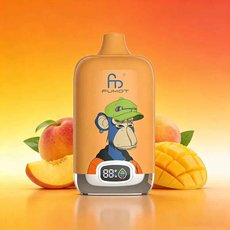 fumot-12k-vape-12000-puffs-Peach Mango FUMOT 12000 Pfirsich Mango – 12k Einweg Vape mit 12000 Zügen