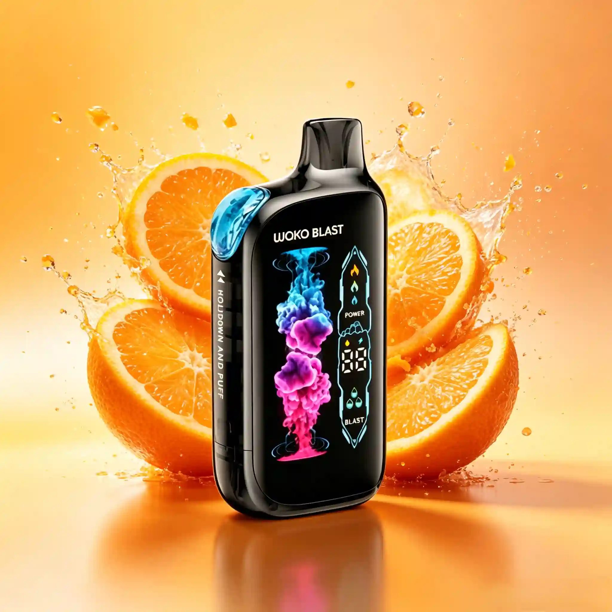 Orange-P-Fruit-Orange-Waka-Blast-45000-Puffs Passion Fruit Orange + Lime Soda Mix - Waka Blast 45000 Puffs