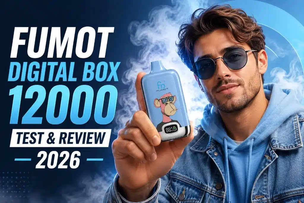 FUMOT Digital Box 12000 Test Review Einweg Vape