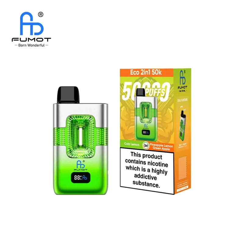 Fumot ECO 2-in-1 50000 - Cola Lemon & Pineapple Lemon Green Apple