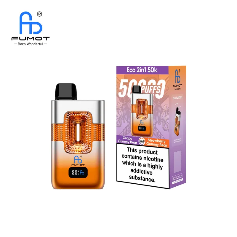 Fumot ECO 2-in-1 50000 - Grape Gummy Bear & Strawberry Gummy Bear
