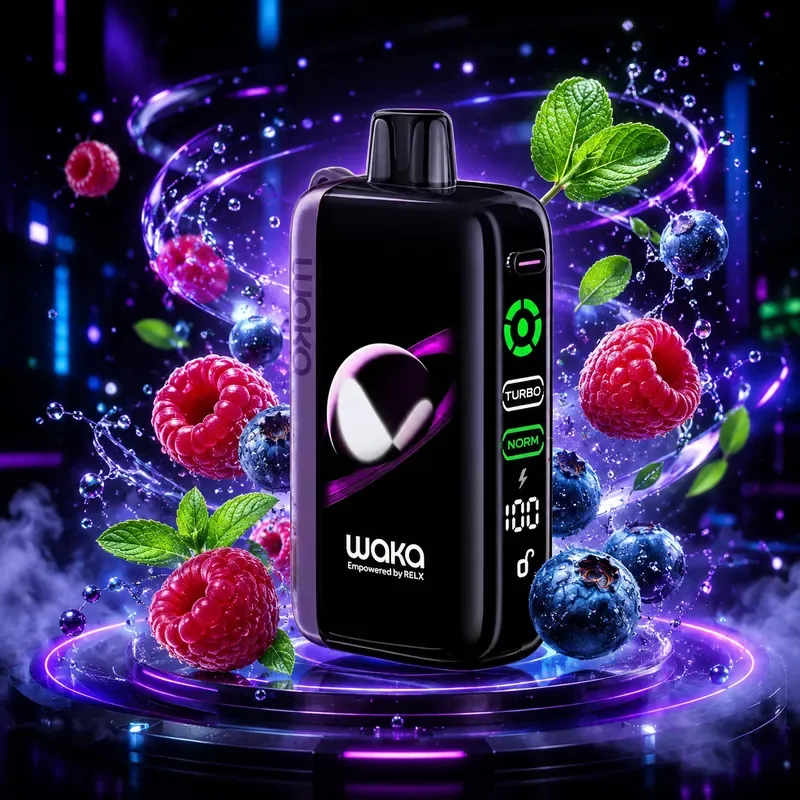 WAKA Jupiter 50K 50000 Züge Einweg Vape – Blueberry Raspberry WAKA Jupiter 50K Blueberry Raspberry