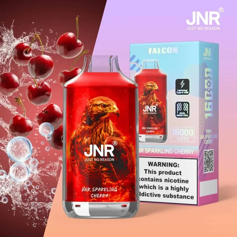 JNR Falcon 16000 – Sparkling Cherry JNR Falcon 16000 Sparkling Cherry