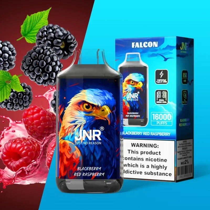 JNR Falcon 16000 – Blackberry Red Raspberry JNR Falcon 16000 Blackberry Red Raspberry
