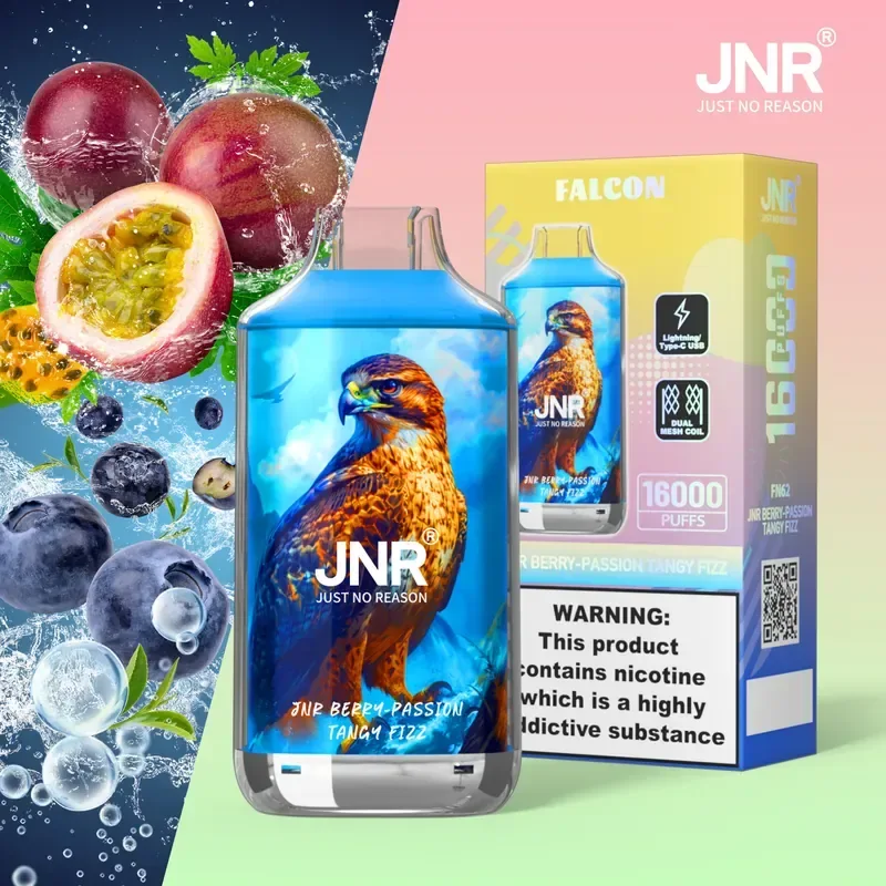 JNR Falcon 16000 – Berry-Passion Tangy Fizz JNR Falcon 16000 Berry-Passion Tangy Fizz