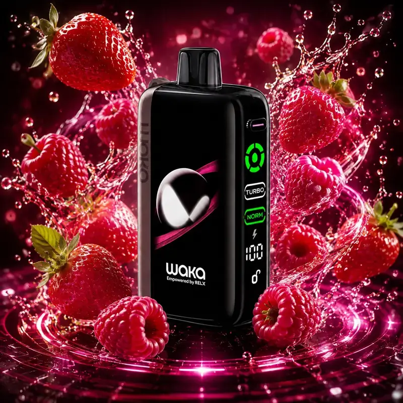 WAKA Jupiter 50K 50000 Züge Einweg Vape – Strawberry Raspberry WAKA Jupiter 50K Strawberry Raspberry