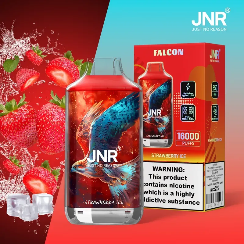 JNR Falcon 16000 – Strawberry Ice JNR Falcon 16000 Strawberry Ice