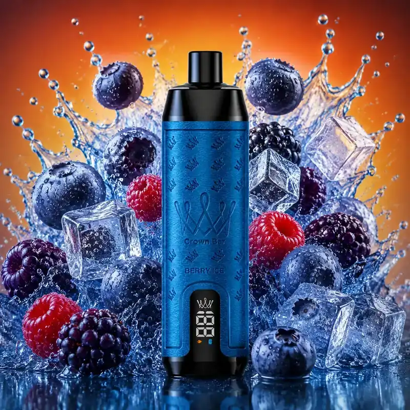 Al Fakher Crown Bar Sound 12K – 12000 Züge – Berry Ice Al Fakher Crown Bar Sound 12K Berry Ice